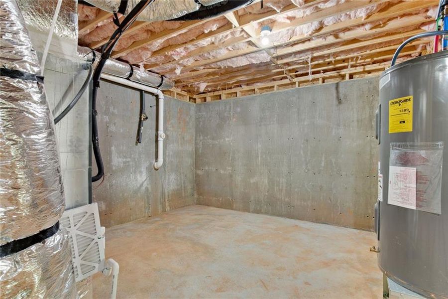 In-progress construction of a new home in , Ellenwood, GA (Image 40).