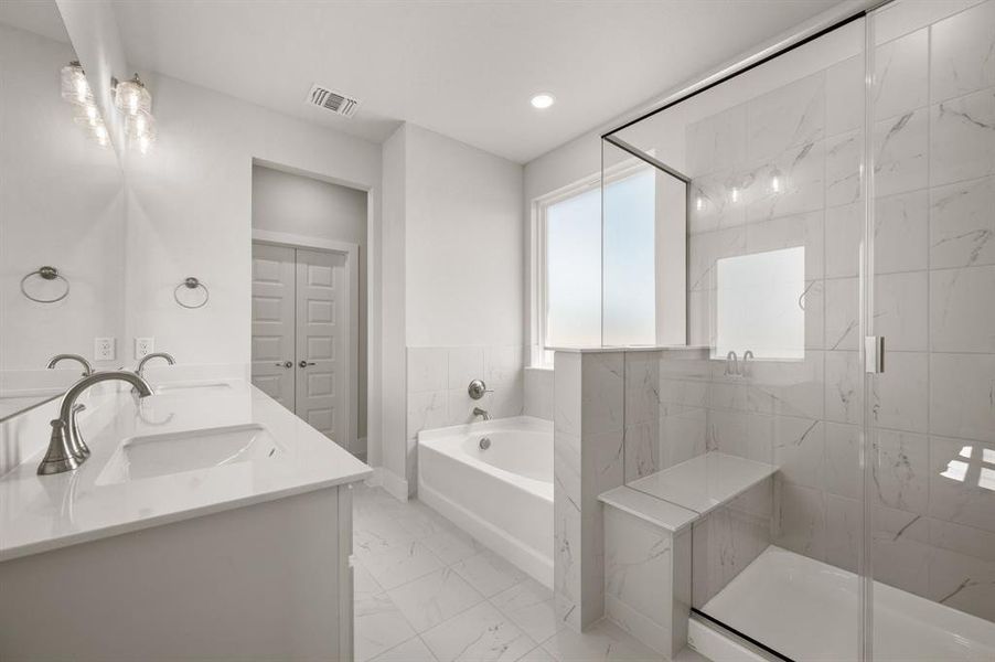 Furnished interior view inside a new home in Saddleback Estates, Boyd (Image 8). Furnished interior view inside a new home in Saddleback Estates, Boyd (Image 8).