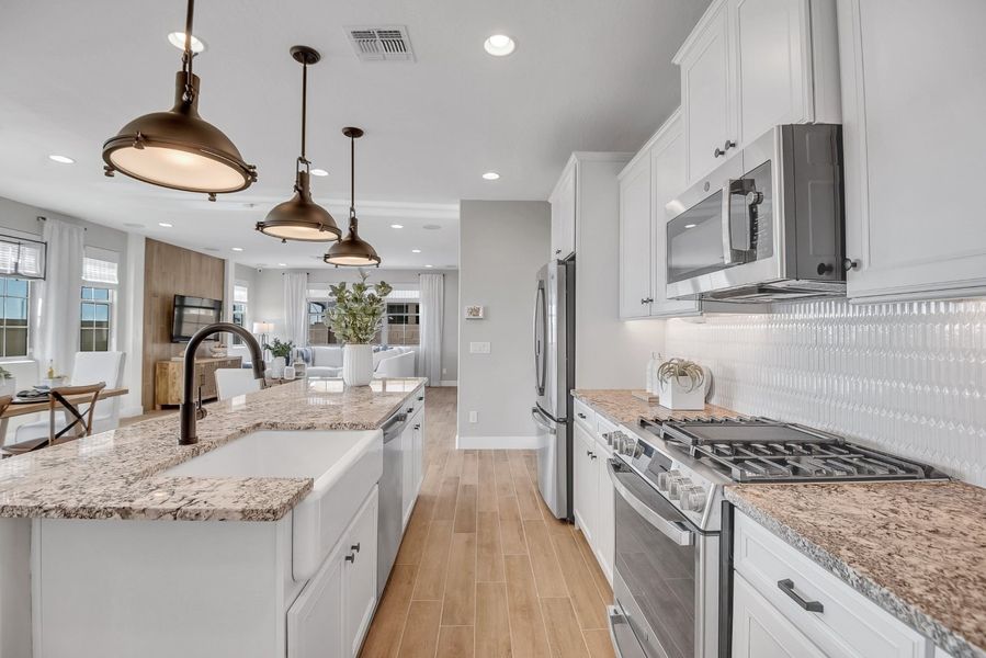 Furnished interior view inside a new home in Ironwood Villages at North Creek, Queen Creek (Image 32).