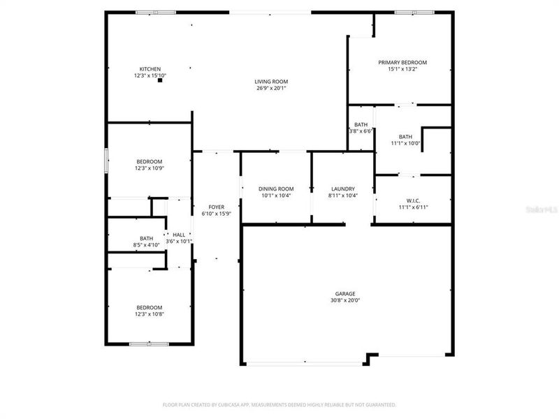 2D floor plan layout of this home in , Punta Gorda, FL (Image 3).