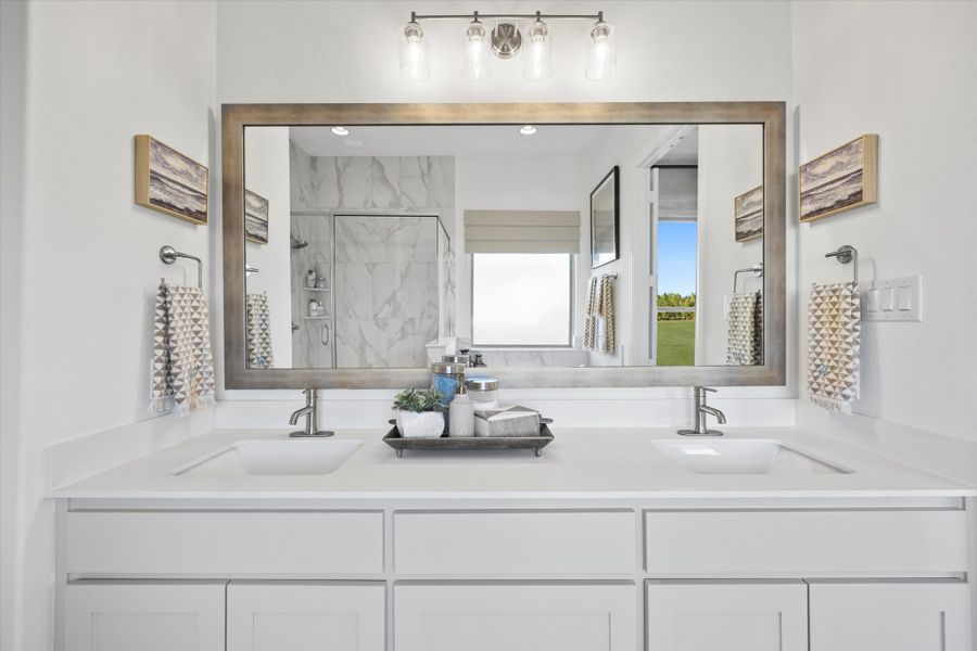 Furnished interior view inside a new home in Lake Shore Village, Rowlett (Image 21).