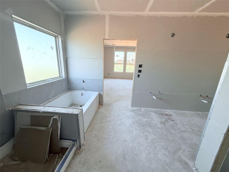 Primary bathroom double sink vanity Primary bathroom double sink vanity