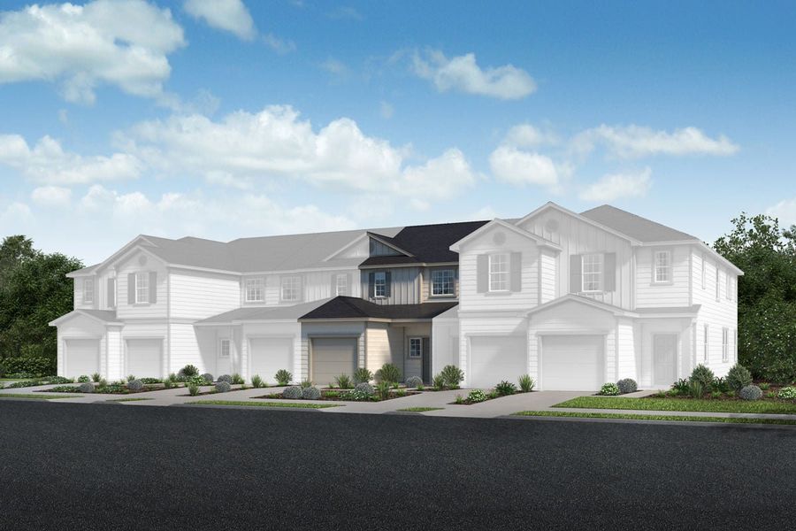 Representative exterior photo of a completed home built from the 1155 by KB Home in Briar Pointe, Jacksonville, FL (Image 11).