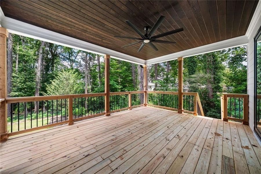 Exterior details and patio area of a home in , Atlanta (Image 3).