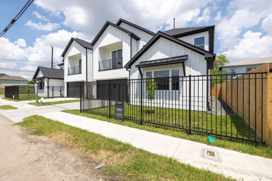 Front exterior of a new home in , Houston, TX, highlighting curb appeal (Image 2). Front exterior of a new home in , Houston, TX, highlighting curb appeal (Image 2).