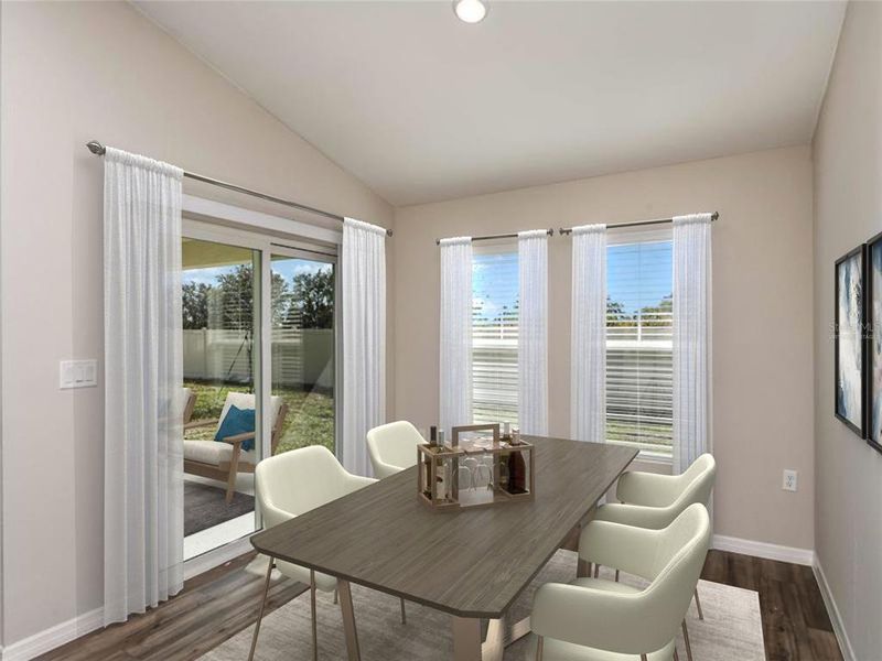 Furnished interior view inside a new home in Crosswinds, Haines City (Image 12).