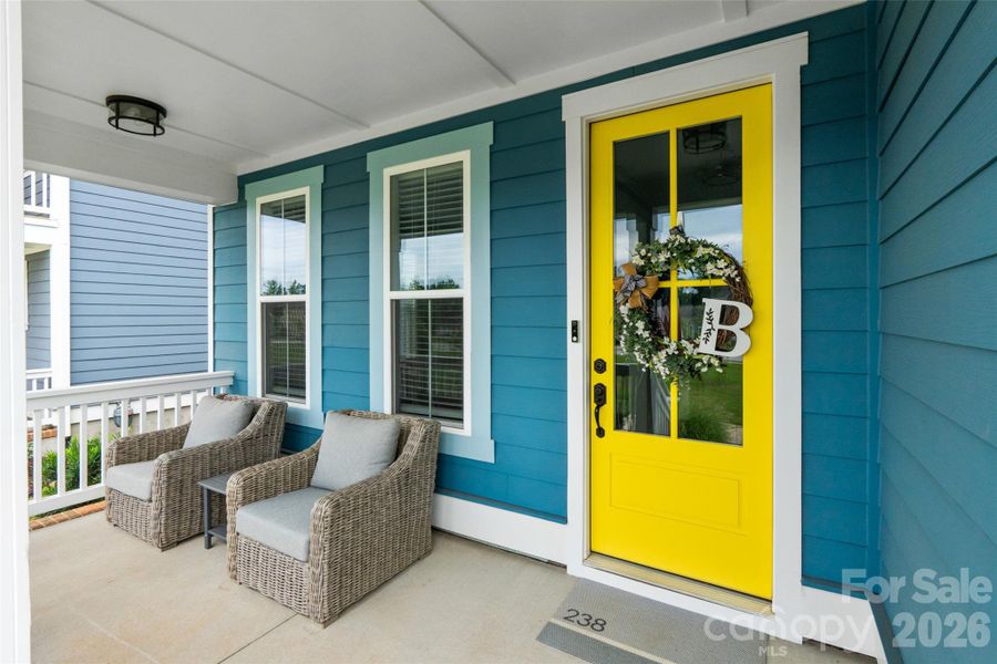 Exterior details and patio area of a home in Riverwalk, Rock Hill (Image 22).