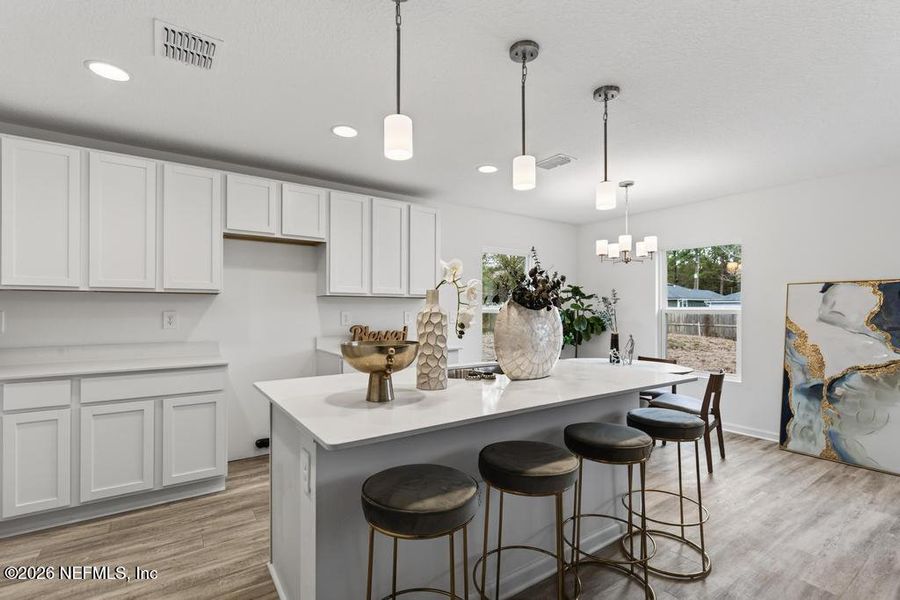 Furnished interior view inside a new home in , Jacksonville (Image 12).