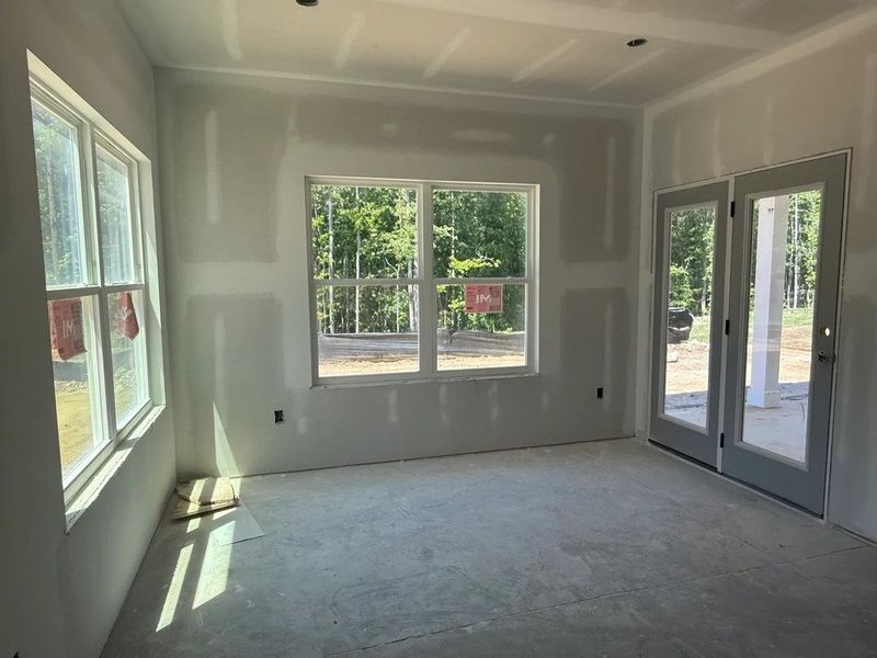 In-progress construction of a new home in The Point, Rolesville, NC (Image 11).