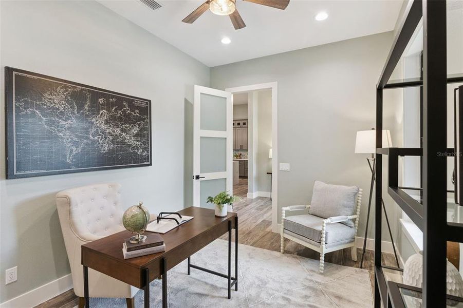 Furnished interior view inside a new home in , Winter Haven (Image 8). Furnished interior view inside a new home in , Winter Haven (Image 8).