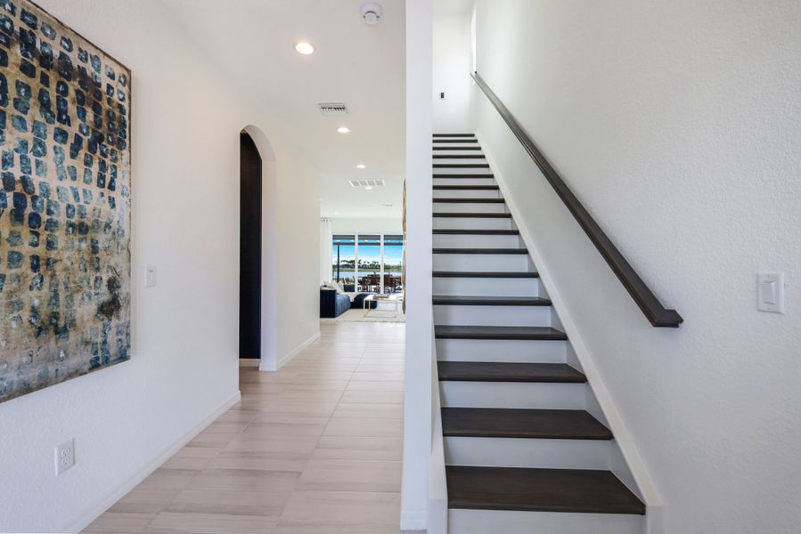 Representative unfurnished interior of a home built from the Sebring by William Ryan Homes in The Sanctuary – Coastal Collection, Punta Gorda (Image 25).