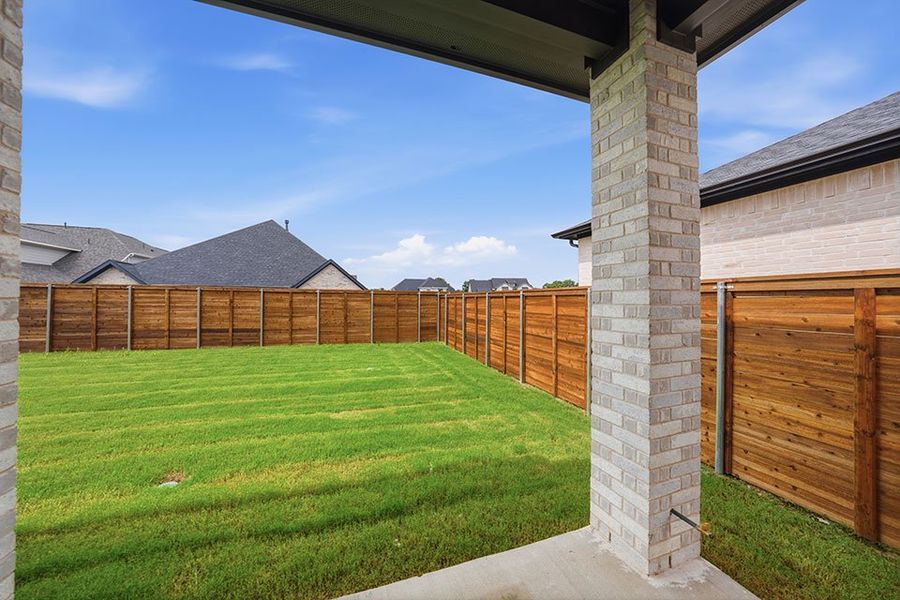 Exterior details and patio area of a home in Solterra Texas, Mesquite (Image 3). Exterior details and patio area of a home in Solterra Texas, Mesquite (Image 3).