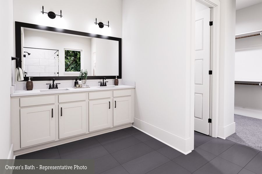 The McAllen - Owner's Bath The McAllen - Owner's Bath