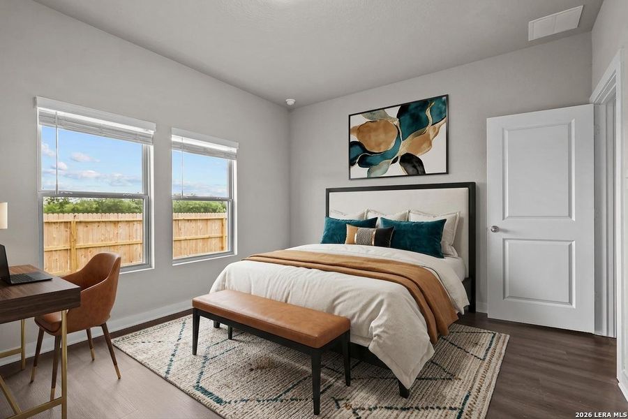 Furnished interior view inside a new home in Summerlin, San Antonio (Image 11).