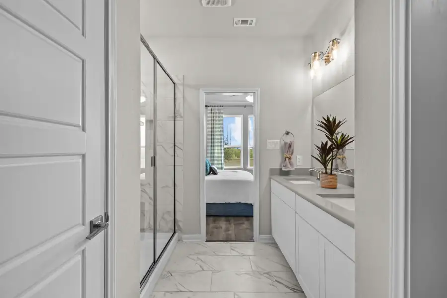 Furnished interior view inside a new home in Bricewood, Helotes (Image 11).