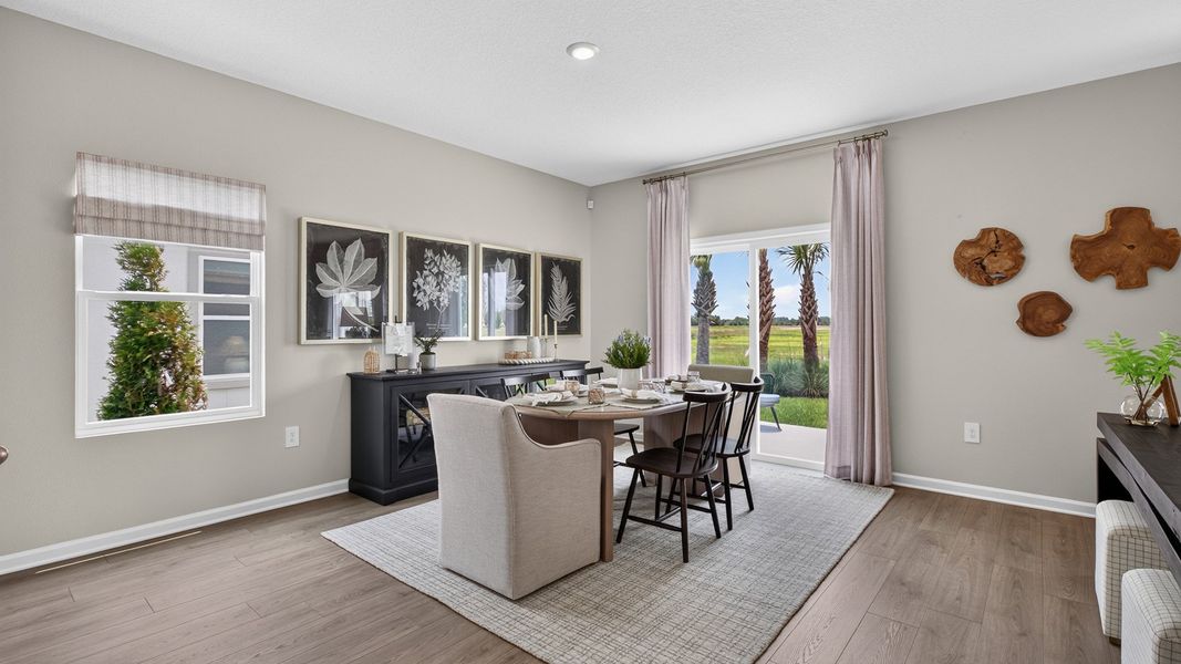 Furnished interior view inside a new home in Rookery, Green Cove Springs (Image 9).