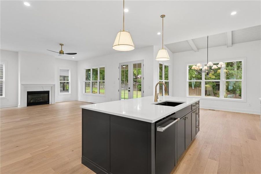 Furnished interior view inside a new home in , Atlanta (Image 11).