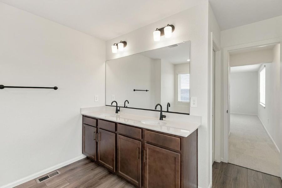 Furnished interior view inside a new home in Bennett Crossing Reserve, Bennett (Image 6).