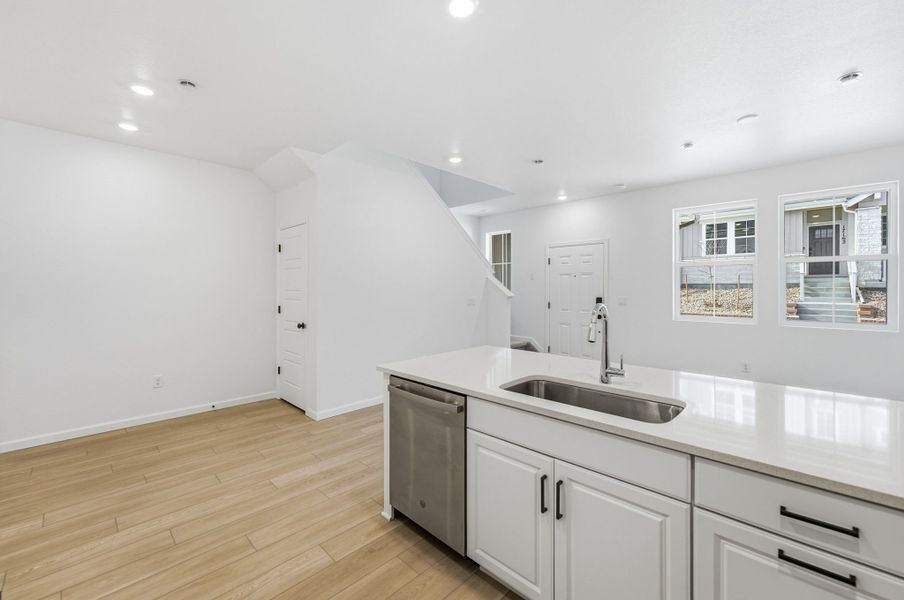 Furnished interior view inside a new home in Trailstone, Arvada (Image 5).