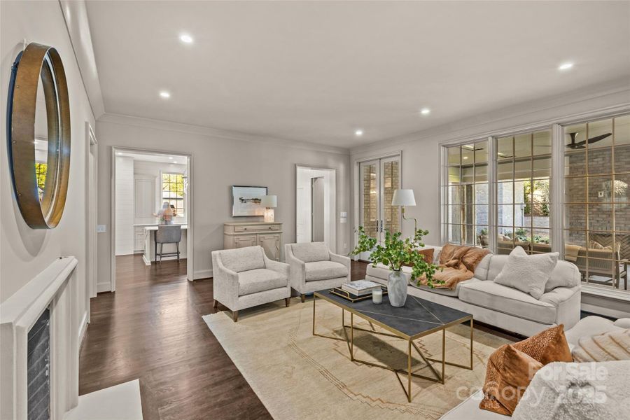 Furnished interior view inside a new home in , Charlotte (Image 19).