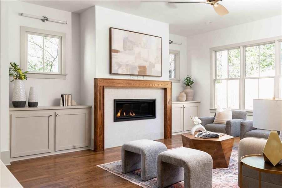 Furnished interior view inside a new home in , Decatur (Image 57).