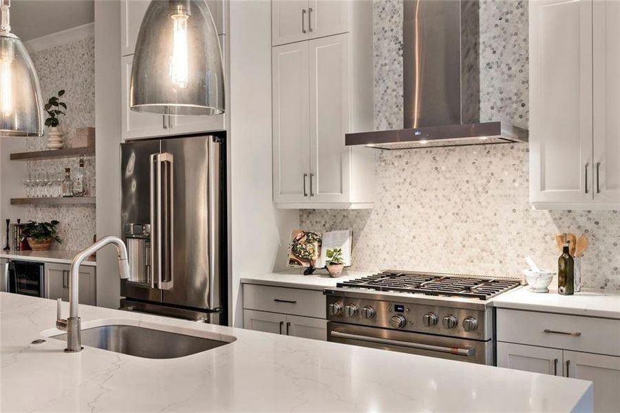 Close-up of interior finishes inside a home in Towns on Thompson, Alpharetta (Image 27).