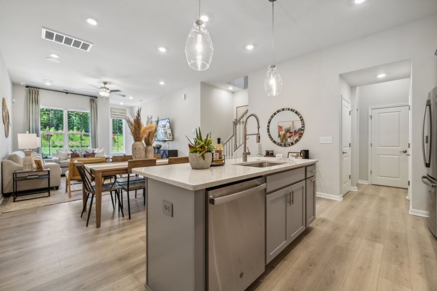 Furnished interior view inside a new home in Ridge at Sugar Creek, Indian Land (Image 8). Furnished interior view inside a new home in Ridge at Sugar Creek, Indian Land (Image 8).