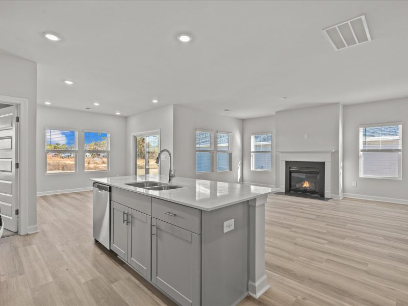 Furnished interior view inside a new home in Vickery Station, Woodruff (Image 3).