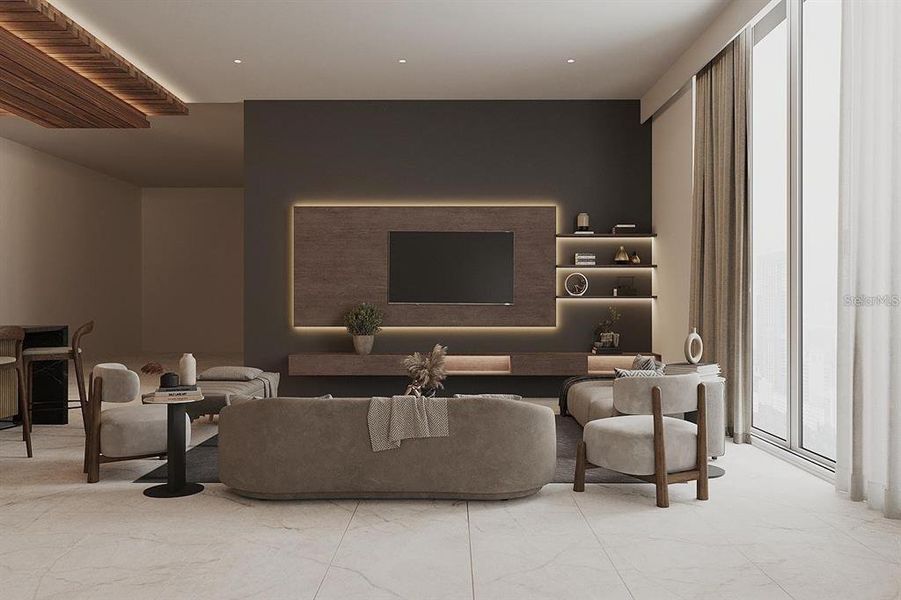 Furnished interior view inside a new home in , Ocala (Image 3). Furnished interior view inside a new home in , Ocala (Image 3).