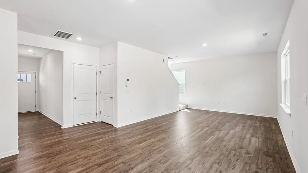 Spacious, unfurnished interior of a new home in Anderson Farm, Wendell (Image 11). Spacious, unfurnished interior of a new home in Anderson Farm, Wendell (Image 11).