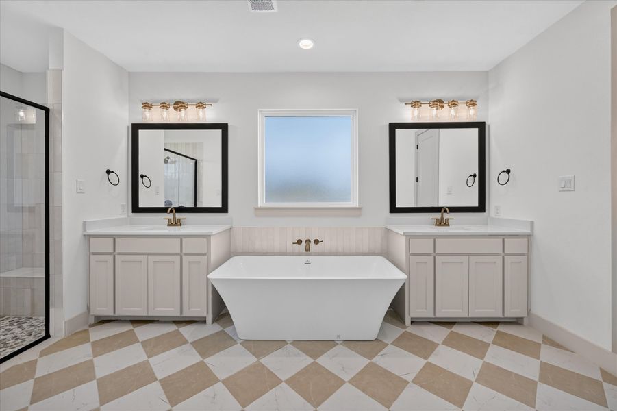 Furnished interior view inside a new home in Paloma Ranches, Justin (Image 8). Furnished interior view inside a new home in Paloma Ranches, Justin (Image 8).