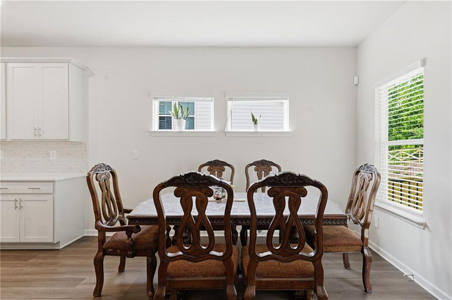 Furnished interior view inside a new home in Vistas at Towne Mill, Canton (Image 19).