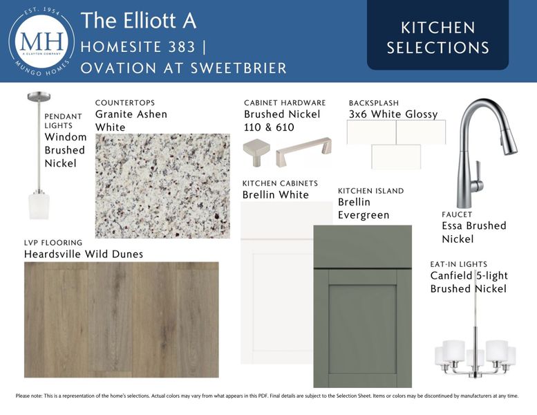 Sample of building materials used in homes in Ovation at Sweetbrier, Durham (Image 6). Sample of building materials used in homes in Ovation at Sweetbrier, Durham (Image 6).