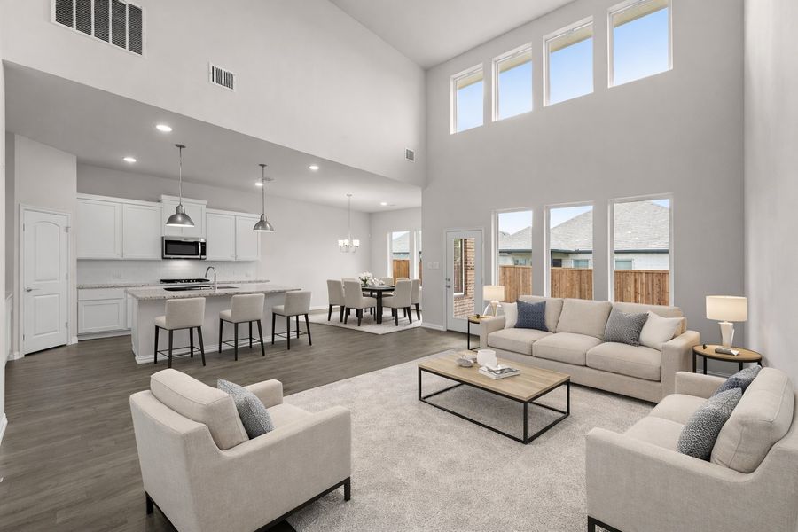 Furnished interior view inside a new home in Creekside, Royse City (Image 8).