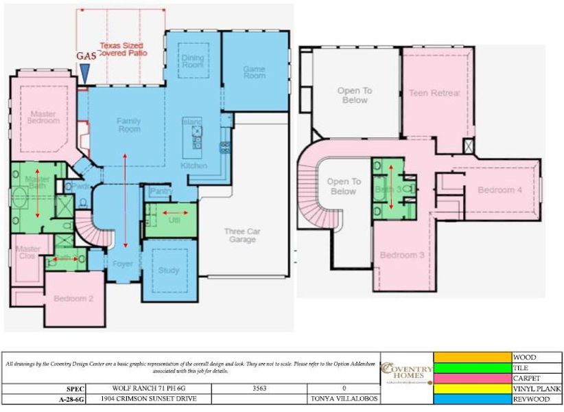 Flooring Details - Representative Photo