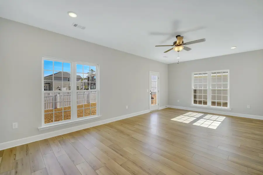 Fripp – Living Room with Backyard Views Fripp – Living Room with Backyard Views