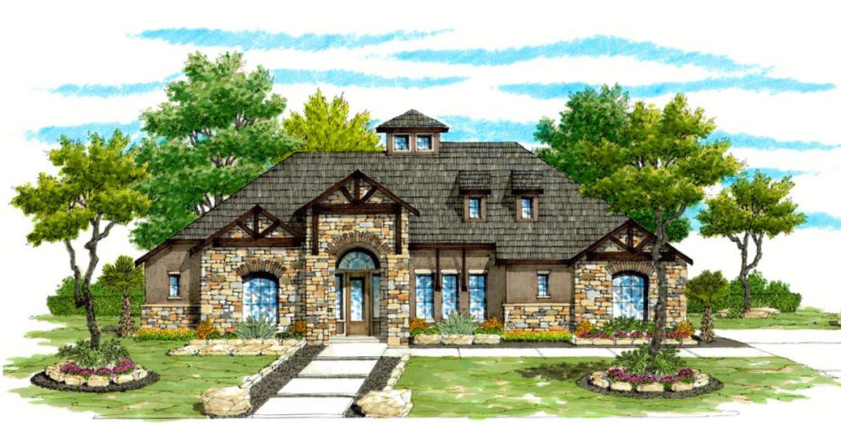 Representative rendering of the exterior for the 3000 by Texas Homes (Image 7). Representative rendering of the exterior for the 3000 by Texas Homes (Image 7).