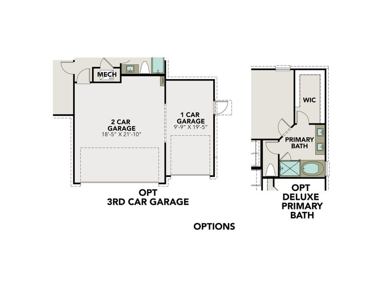 2D floor plan layout for the The Costa A with 3-Car Garage by Davidson Homes LLC in River Ranch Meadows, Dayton, TX (Image 5). 2D floor plan layout for the The Costa A with 3-Car Garage by Davidson Homes LLC in River Ranch Meadows, Dayton, TX (Image 5).