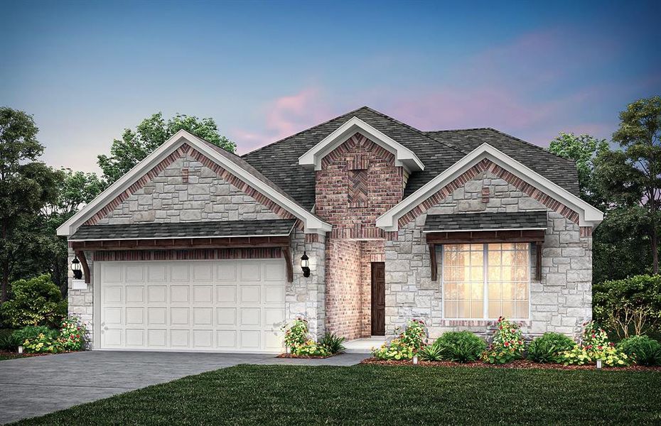 NEW CONSTRUCTION: Beautiful two-story home available at Wellington in Fort Worth