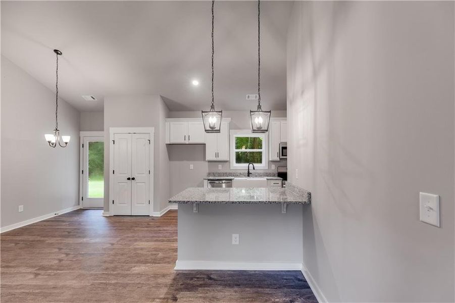 Furnished interior view inside a new home in , Cedartown (Image 6).