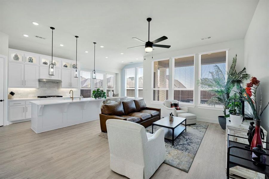 Furnished interior view inside a new home in , Midlothian (Image 16).