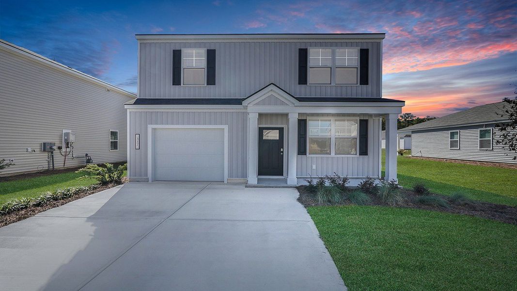 Exterior details and patio area of a home in Carolina Groves, Moncks Corner (Image 1). Exterior details and patio area of a home in Carolina Groves, Moncks Corner (Image 1).