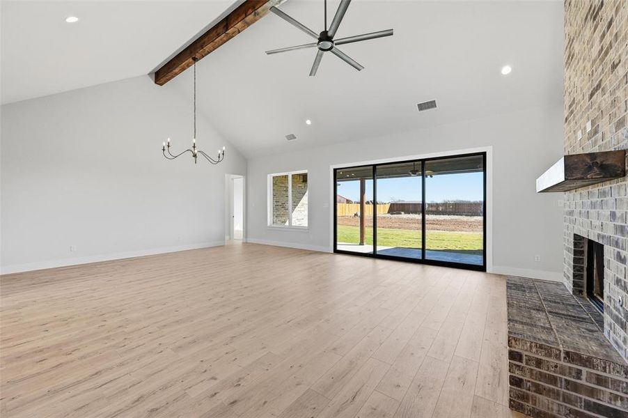 Spacious, unfurnished interior of a new home in Coyote Crossing, Godley (Image 35). Spacious, unfurnished interior of a new home in Coyote Crossing, Godley (Image 35).