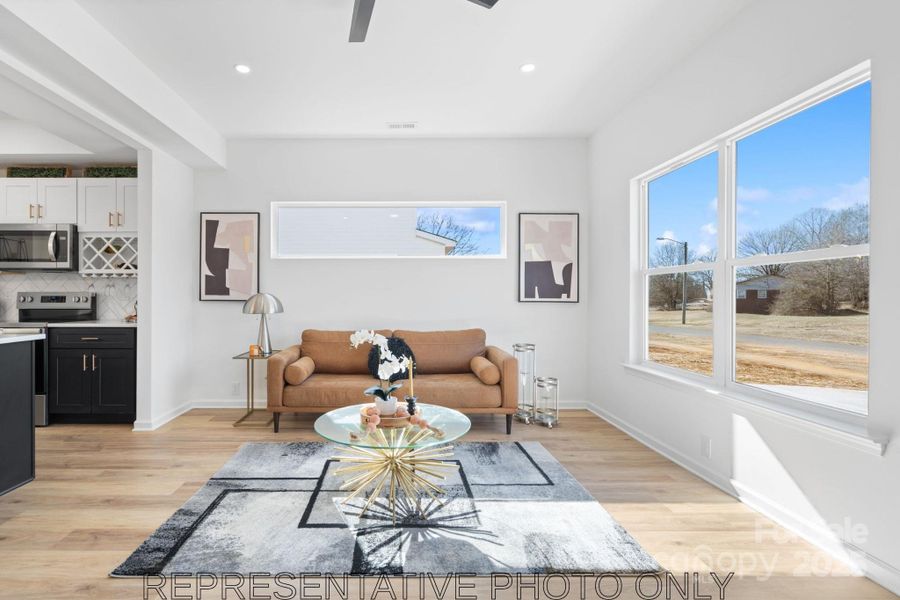 Living room|*actual finishes, structural selections, and orientation may vary Living room|*actual finishes, structural selections, and orientation may vary