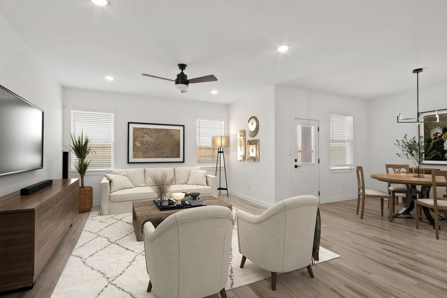 Cozy great room (*Photo not of actual home and used for illustration purposes only.)