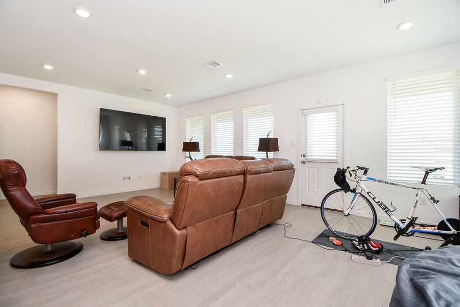 Furnished interior view inside a new home in Anniston, Katy (Image 32). Furnished interior view inside a new home in Anniston, Katy (Image 32).