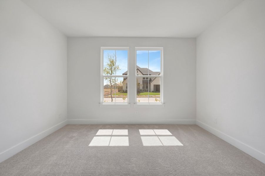 Spacious, unfurnished interior of a new home in LaPrelle, Haslet (Image 27). Spacious, unfurnished interior of a new home in LaPrelle, Haslet (Image 27).