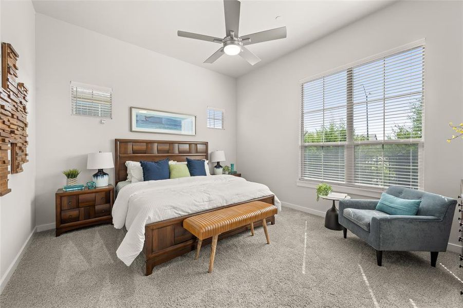 Furnished interior view inside a new home in Mira Lagos, Grand Prairie (Image 13). Furnished interior view inside a new home in Mira Lagos, Grand Prairie (Image 13).