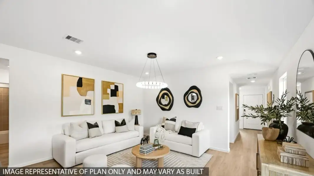 Furnished interior view inside a new home in Indian Springs, Crosby (Image 4).