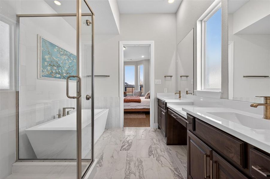 Furnished interior view inside a new home in Walsh: Artisan Series - 50' lots, Aledo (Image 15).